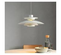 QHQQXN Pendant Light Fixture Nordic Restaurant Chandelier Design Room Decor Lamp Bedroom Beside Ceiling Lamps(White,L) LWX