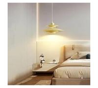 QHQQXN Pendant Light Fixture Nordic Restaurant Chandelier Design Room Decor Lamp Bedroom Beside Ceiling Lamps(White,L) LWX