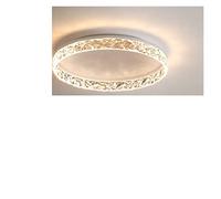 QHQQXN Pendant Lights, Crystal Chandelier Nordic Modern LED Chandeliers Hanging Lamps for Ceiling V-intage Light for Bedroom Balcony Home Lamp(Cool Light,B Gold) LWX