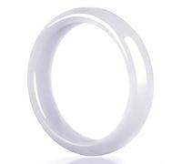 QHQQXN Pulsera de Jade Blanco para Mujer, Estilo Retro Chino, joyería de Piedras Preciosas de Jade Natural, Regalo del día de la Madre para mamá