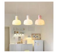 QHQQXN Restaurant Chandelier Modern Minimalist Dining Room Pendant Lights Lighting Bed and Breakfast Clothing Store Lamp,Hanging Light(Warm White,A-25CM)