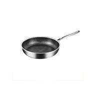 QHQQXN Saucepan 304 Stainless Steel Frying Pan Non-Stick Pot 28CM Fried Steak Pot Saucepan Double-Sided Honeycomb Kitchenware Pans