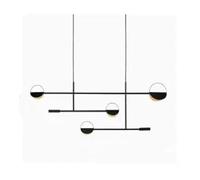 QHQQXN Scandinavian V-intage Chandelier Minimalist Restaurant Post-Modern Leaves Chandeliers Shop Line Lights Decorative Farmhouse Light,Chandelier