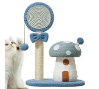 QHQQXN Scratching Post | Cute Mushroom Sisal Scratching Post | Furniture Protection Cat Tower Scratcher | for Home Apartment Study Bedroom Living Room Balcony