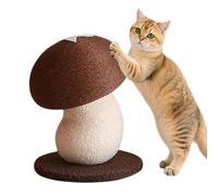 QHQQXN Scratching Post Mushroom | Sisal Scratch Posts | Enrichment Toys Furniture Protector for Indoor Apartment Living Room Play Area Behavior Training Bedroom