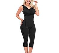 QHQQXN Shapewear Women Tummy Control Full Body Shaper Butt Lifter Thigh Slimmer Bodysuit Side Zipper Breast RT Long Post Surgery