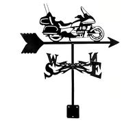 QHQQXN Soporte de Veleta de Techo Veleta clásica Indicador de dirección del Viento Casa de pájaros Búho Montar a Caballo Veleta de Motocicleta Veleta para Garaje Domo Granero