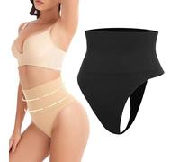 QHQQXN Ultra Slim Tummy Control Thong Shapewear for Women
