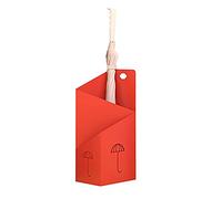 QHQQXN Umbrella Holder Metal Umbrella Stand Creative Umbrella Holder with Independent Sink for Canes Walking Sticks Home and Officee (Color : White) (Red)