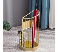 QHQQXN Umbrella Holder Umbrella Stand Holder Freestanding Umbrella Racks Gold Black White Umbrella Holder Umbrella Storage Rack Walking Stick Holder (Color : Black Size : (Go