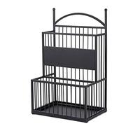 QHQQXN Umbrella Racks Extra Large Umbrella Stand for Office Home Entryway Decor Long and Short Metal Umbrella Holder for Walking Sticks Canes (Gold S)