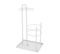 QHQQXN Umbrella Racks Umbrella Stand Metal - Small Umbrella Holder For Long/Short Umbrella Holder Organizer For Indoor Outdoor Hallway (Gold 33 * 12 * 41cm)