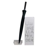 QHQQXN Umbrella Racks Umbrella Stand with Removable Drip Tray Metal Standing Holder For Canes/Walking Sticks Entryway Home Office Decor (White)