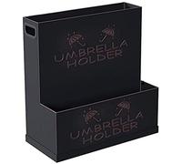 QHQQXN Umbrella Stand Racks Brown Gold Large-Capacity Commercial Metal Umbrella Holder Suitable For Hotels Banks Supermarkets and Schools