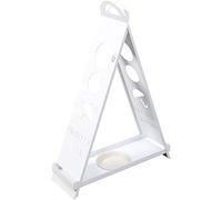 QHQQXN Umbrella Stand Racks Metal Small Black and White Gold Umbrella Holder For Household Commercial Use with Hook and Drip Tray
