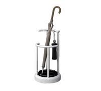QHQQXN Umbrella Stand Umbrella Holder Indoor Umbrella Stands Holder For Entryway Round Umbrella Stand Black Words Hollow Umbrella Bucket Umbrella Rack Umbrella Bucket Hallway (