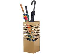 QHQQXN Umbrella Stand Umbrella Stand Large-Capacity Hollowout Umbrella Bucket for Home Hotel/Gold