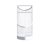 QHQQXN Umbrella Stands Metal Umbrella Holder Rack AStyle Round Hallway Umbrella Rack Classified Storage with Drip Tray Home Decoration/White
