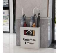 QHQQXN Umbrella Stands Umbrella Stand Hotel Large-Capacity 12 Grid Storage/White/50 * 20 * 50Cm