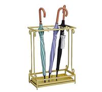 QHQQXN Umbrella Stands Umbrella Stand Large Hotel Sto18-43 Long and Short Umbrellas Detachable Assembly/Gold/44 * 24 * 60Cm (Gold 44 * 24 * 60Cm)