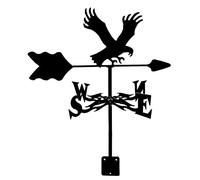 QHQQXN Veleta de Metal de Acero Inoxidable, velero, Pescador, Bruja, Cazador de águila, Escena de Granja Retro, Veleta de jardín, indicador Decorativo de dirección del Viento para casa, Garaje,
