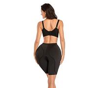 QHQQXN Women Boyshort Padded Pants Hip Enhancer Shapewear Knickers Buttocks Control with Lightweight and Breathable Pad,A-Medium