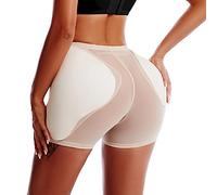 QHQQXN Women Shapewear - Women's Padded Butt Lifter Panties Booty Cross-Elastic Mesh Knickers Hip Enhanc