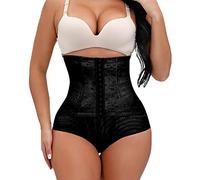 QHQQXN Women's High-Waist Abdomen Pants Briefs Underwear Tummy Control Shorts Body Shaper Butt Lifter Shapewear,Black-1X