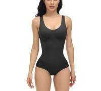 QHQQXN Women's Shapewear Bodysuit Sculpting Tummy Control Thong Body for Women Seamless Plus Size Butt Lifting Shaper