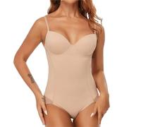 QHQQXN Women's Shapewear Bodysuits Waist Trainer Full Body Shaper Built-in Bra Camisole Tummy Control Underwear