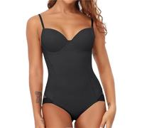 QHQQXN Women's Shapewear Bodysuits Waist Trainer Full Body Shaper Built-in Bra Camisole Tummy Control Underwear
