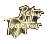 Qhsgdbgem Letrero LED Better Together, Ideal para Eventos y Hogar | para bodas, fiestas, cumpleaños, bares y salones, creando iluminación confortable y ambientación especial.