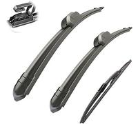 QHuaL Limpiaparabrisas Escobilla Coche para VW Fox Suran 2006-2012 21in+15in+12in, Parabrisas Escobillas Limpiaparabrisas, Fácil Instalación Exterior Automotriz