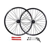 QHYRZE MTB Ruedas Juego 26 Pulgadas Bicicleta Montaña Llanta Rueda Freno De Disco Liberación Rápida Buje 32H 7 8 9 10 Velocidad 2213g (Color : Black, Size : 26'')
