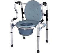 QHYTL Andador Plegable Multifuncional, con Desbloqueo Y Ruedas De Goma, Ayuda Ligera para Caminar, Silla De Baño para Ancianos, Placa De Asiento Impermeable Interesting