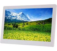 QHYXT Marco de Fotos Digital de Madera de 10.1 Pulgadas, 1280X800 Full HD 16: 9 IPS Display Vertical o Horizontal Stand Auto-Rotate Share, Support USB and SD Card