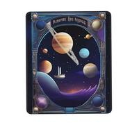 QHZLY a Cosmic Voyage - Alfombrilla de mouse con borde de goma de varios tamaños de 8.3 x 10.3 pulgadas para oficina, juegos, estudio, escritorio, consola portátil