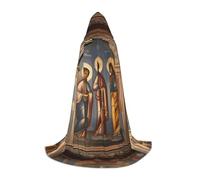 QHZLY A Divine Frescoes - Capa larga con capucha S para adolescentes, disfraz de cosplay para cosplay, baile de máscaras, disfraz de carnaval, juego de rol