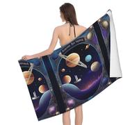 QHZLY Absorbente una toalla de baño Cosmic Voyage, suave, esponjosa, de secado rápido y transpirable para viajes, playa