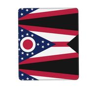 QHZLY Alfombrilla de mouse con borde de goma de Ohio State Flag de varios tamaños, 8.3 x 10.3 pulgadas, para oficina, juegos, estudio, escritorio, consola portátil