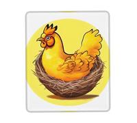 QHZLY Bird's Nest - Alfombrilla de mouse con borde de goma de varios tamaños, 10 x 12 pulgadas, para oficina, juegos, estudio, escritorio, consola portátil