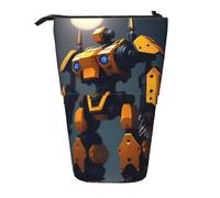 QHZLY Estuche ajustable de Robots at War con cremallera, almacenamiento portátil de gran capacidad para artículos de papelería