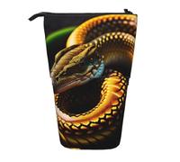 QHZLY Estuche ajustable Quetzalcoatlus Waiting for Food con cremallera, almacenamiento portátil de gran capacidad para artículos de papelería