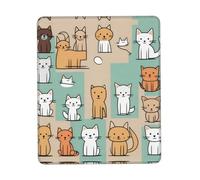 QHZLY Furry Friends - Alfombrilla de mouse con borde de goma de varios tamaños, 8.3 x 10.3 pulgadas, para oficina, juegos, estudio, escritorio, consola portátil