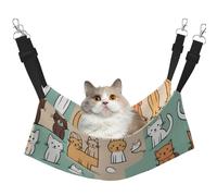 QHZLY Hamaca de terciopelo Furry Friends L para mascotas pequeñas, cómoda y transpirable para gatos, conejos, hurones