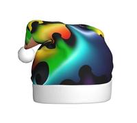 QHZLY Puzzle qui se dispersent - Sombrero de Navidad para adultos, accesorio de fiesta de vacaciones de felpa para festivales y eventos