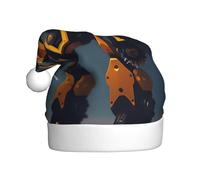 QHZLY Sombrero de Navidad de Robots at War para adultos, accesorio de fiesta de vacaciones de felpa para festivales y eventos
