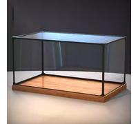 QHZYMX 10 15 20 25 30 35 40 45 50 55 60 Cm Caja De Acrílico Transparente, Vitrina Apilable para Coleccionables Y Organización del Hogar, Organizadores Cajas(45x20x20cm/18x8x8in)