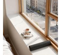 QHZYMX Alfombrilla de Ventana Protectores De Alféizar Ventana 10, 20, 30, 40, 50, 60, 70, 80 Y 90 Cm Ancho, Resistentes Al Polvo, Aceite Absorbentes. Cojín para Mirador(200x55cm/79x22in)