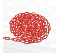 QHZYMX bolardos Parking Poste Delineador De Tráfico Reflectante Alta Visibilidad, Bolardo Aislamiento Seguridad Resistente A La Intemperie H 29,5 Pulgadas/75 Cm(Red Chain 10m/32.8ft)